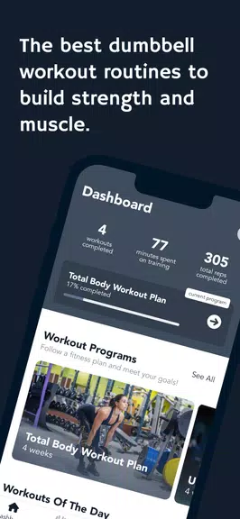 Dumbbell Workout Plan Screenshot1