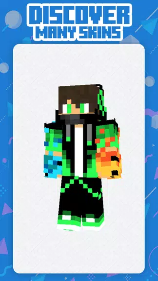 Neon Squad Skin Minecraft Screenshot2