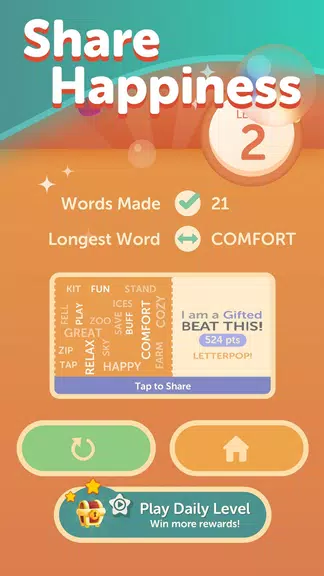 LetterPop - Best of Free Word Search Puzzle Games Screenshot4