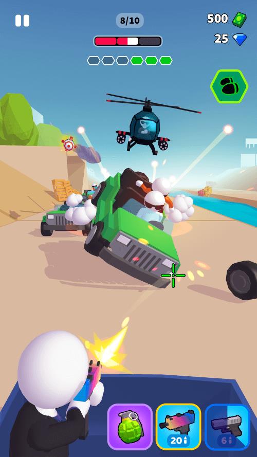 Rage Road - Car Shooting Game Screenshot1