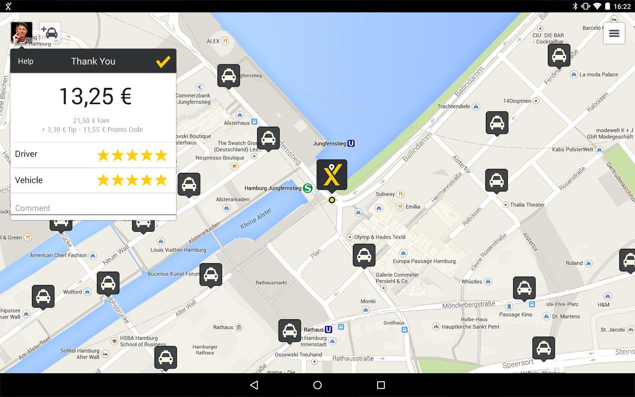 FREENOW - Taxi and more Screenshot15