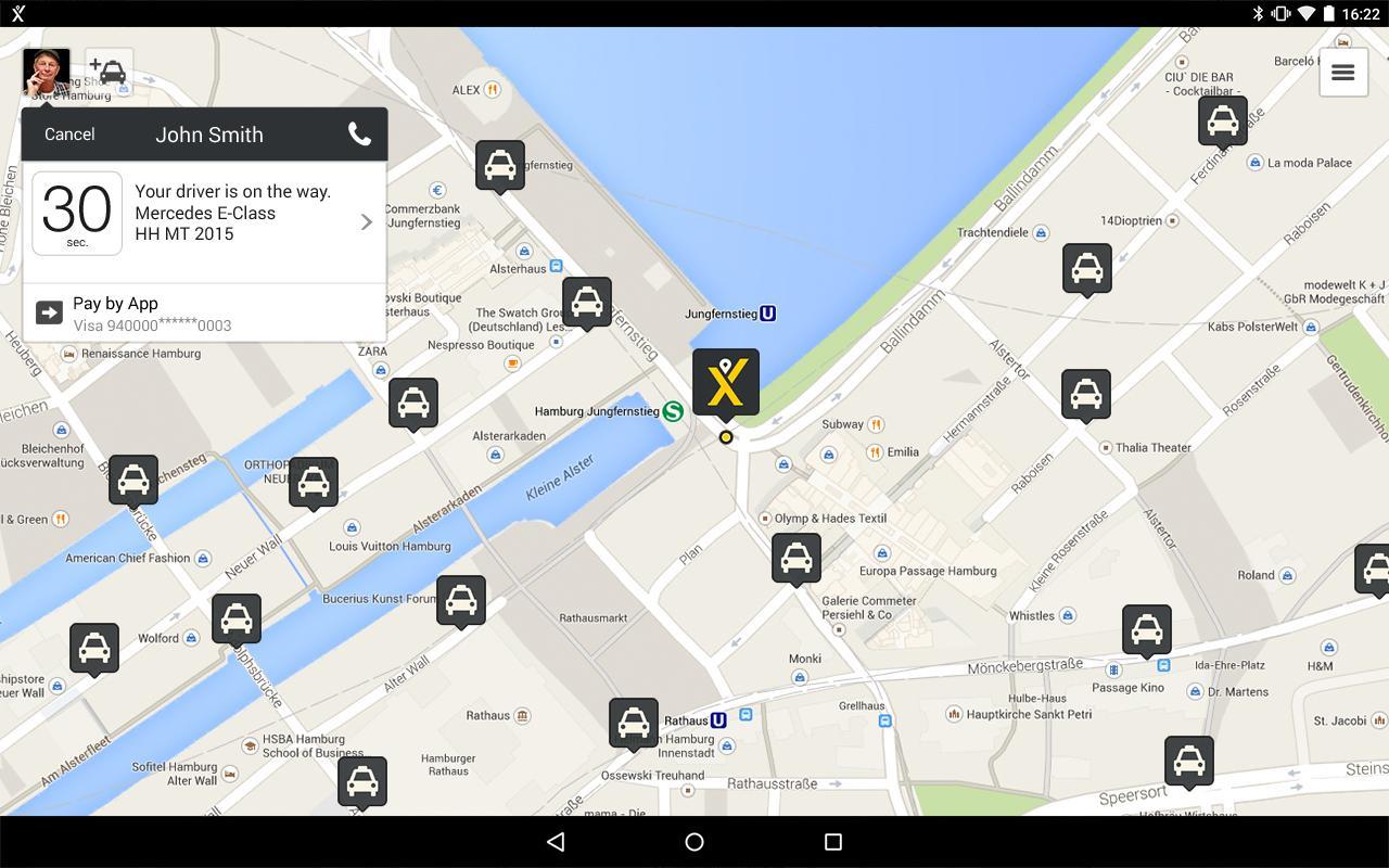 FREENOW - Taxi and more Screenshot14