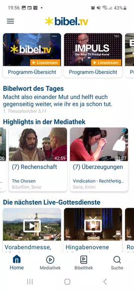 Bibel TV App Screenshot1