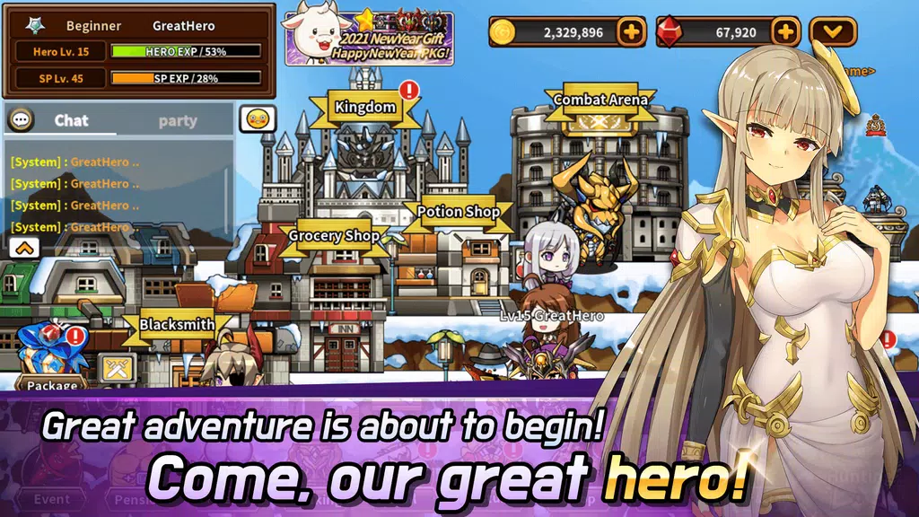 Hero Town Online : 2D MMORPG Screenshot2