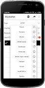 BlockaNet: Proxy list browser Screenshot2