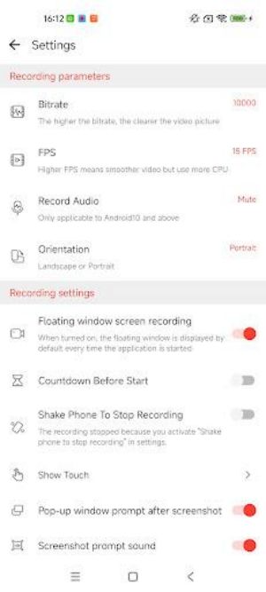 Screen Recorder: Nuts Recorder Screenshot2