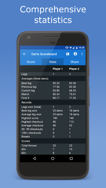 Darts Scoreboard Screenshot2