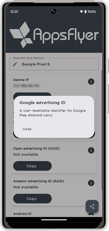 My Device ID by AppsFlyer Screenshot2