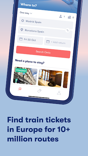 Omio: Train and bus travel app Screenshot4