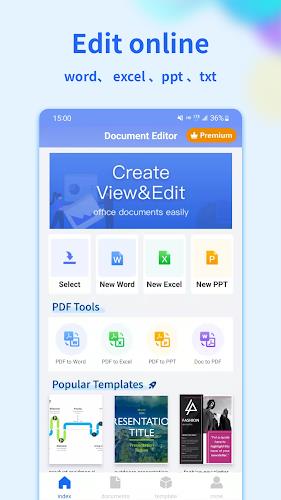 Document Editor:Word,Sheet,PDF Screenshot1