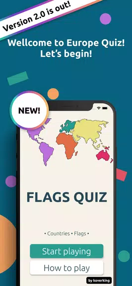 Flags Quiz:  World Geo Trivia Screenshot1