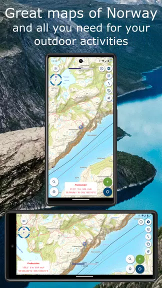 Norgeskart Outdoors Screenshot1