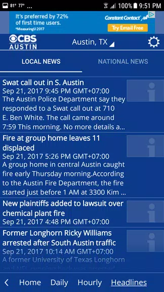 CBS Austin WX Screenshot4