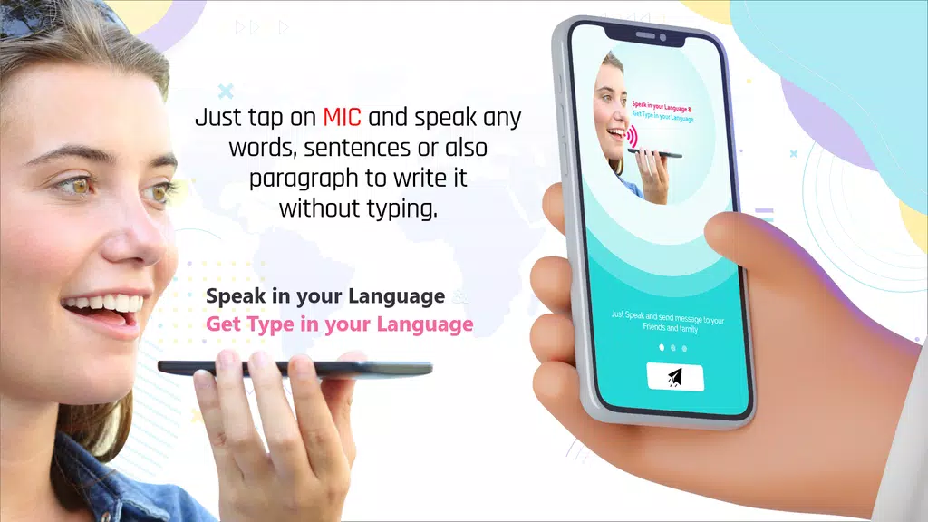 Write sms by Voice all languag Screenshot3