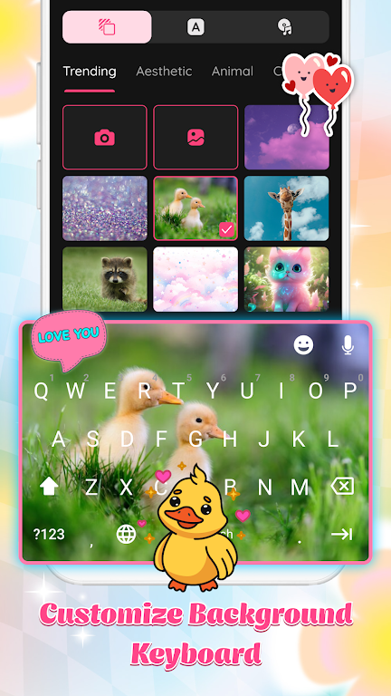 Cute Keyboard - Emoji Keyboard Screenshot2