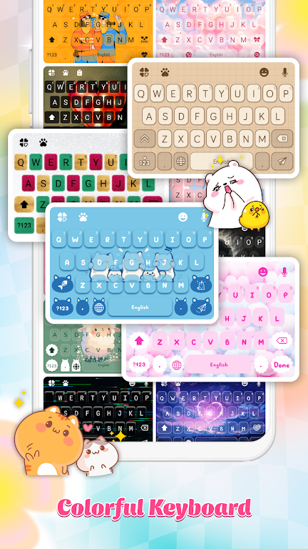 Cute Keyboard - Emoji Keyboard Screenshot1