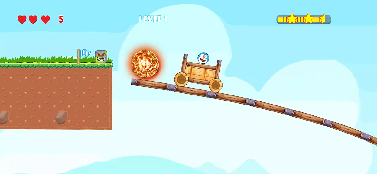 red hero bounce ball adventure Screenshot2