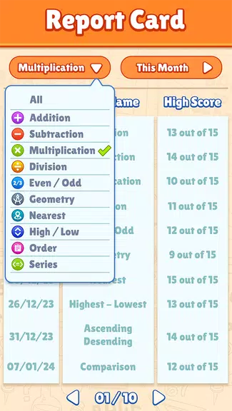 Math Games - Practice Quizzes Screenshot4