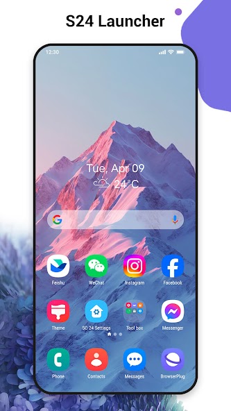 SO S24 Launcher for Galaxy S Screenshot1