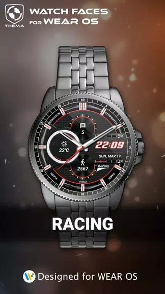 Racing Watch Face Screenshot1