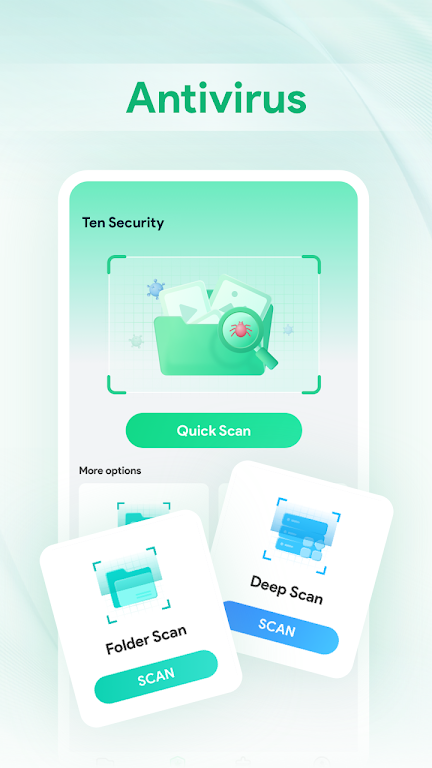 Ten Security: Clean, Antivirus Screenshot1