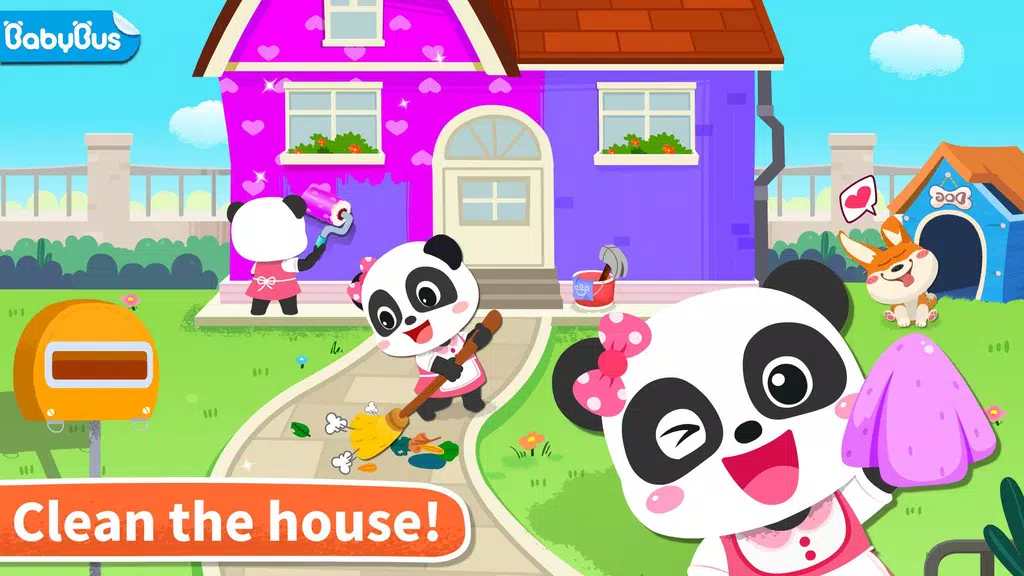 Baby Panda' s House Cleaning Screenshot1