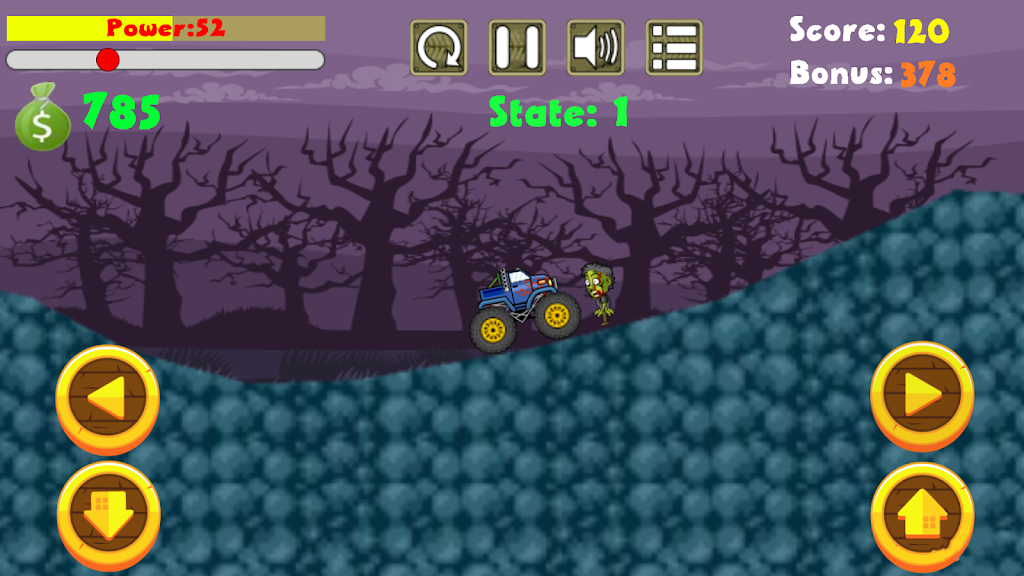 Zombie Kill Monster Truck Game Screenshot1