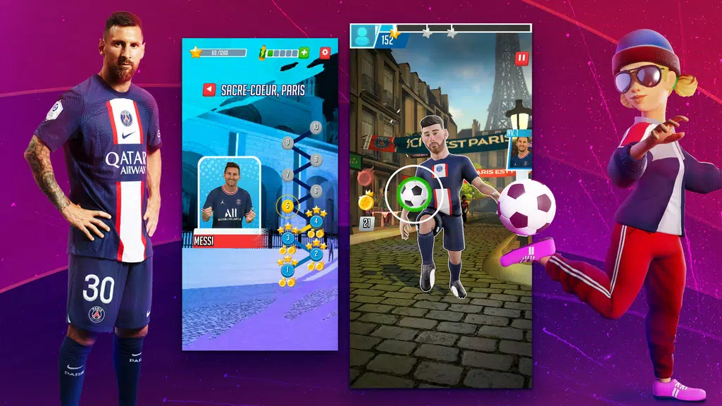 PSG Soccer Freestyle 2023 Screenshot1