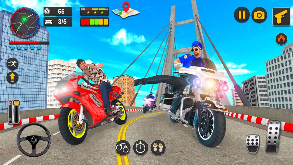 US Police Motor Bike Chase Screenshot3