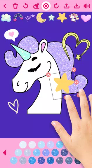 Unicorn Coloring Book Screenshot1