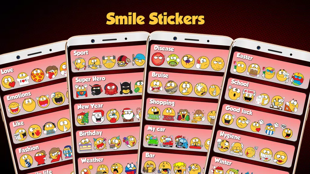 Stickers Smile Emoji WaSticker Screenshot1