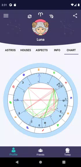 Horos - Birth Chart Screenshot4