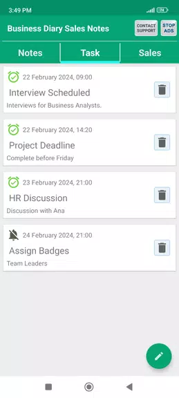 Business Diary Day Planner Screenshot1