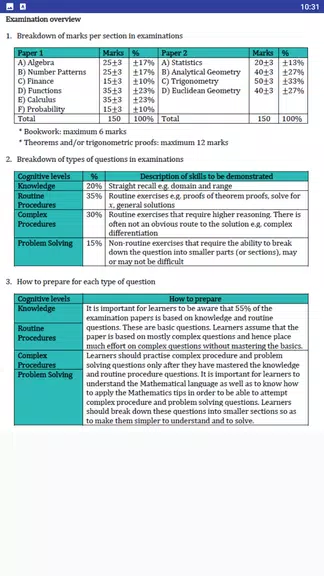 Grade 12 Mathematics Screenshot2