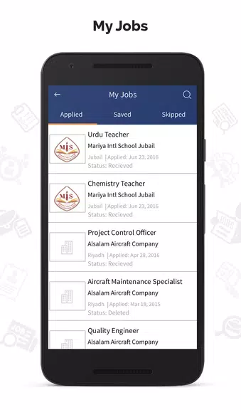 Mihnati Job Search Screenshot3