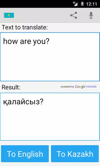 Kazakh English Translator Screenshot1