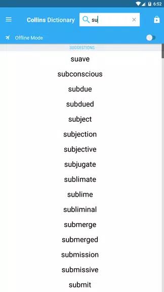 Collins English Thesaurus Screenshot2