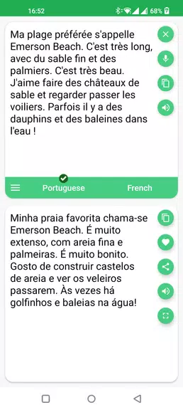 Portuguese - French Translator Screenshot2