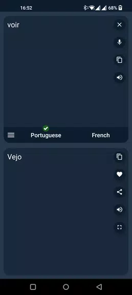 Portuguese - French Translator Screenshot4