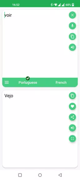 Portuguese - French Translator Screenshot3