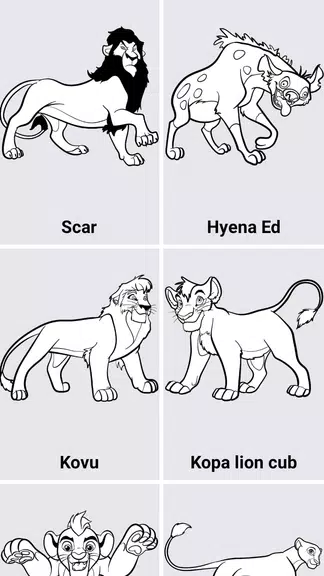 How to draw Lion King Screenshot2