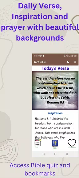 Holy Bible KJV - Audio + Verse Screenshot1