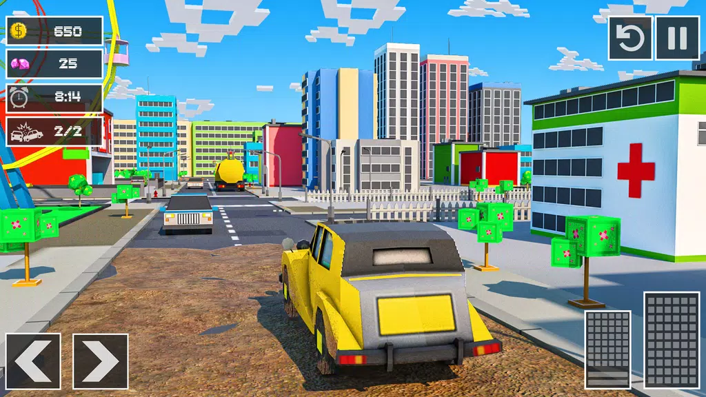 Blocky Car Wash Service Workshop Garage Screenshot2