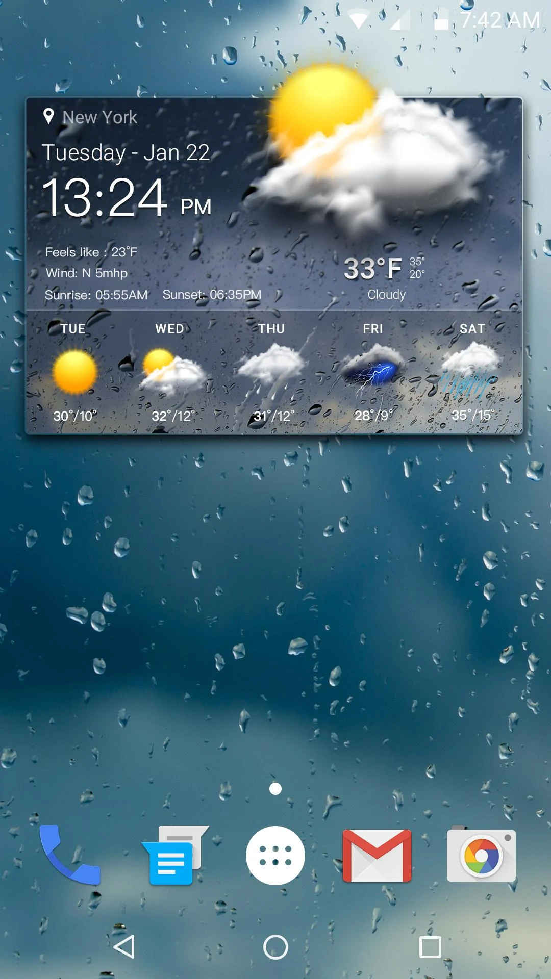 Real-time weather forecasts Screenshot1