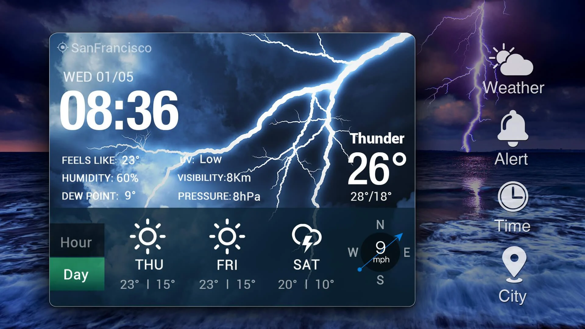 Real-time weather forecasts Screenshot9