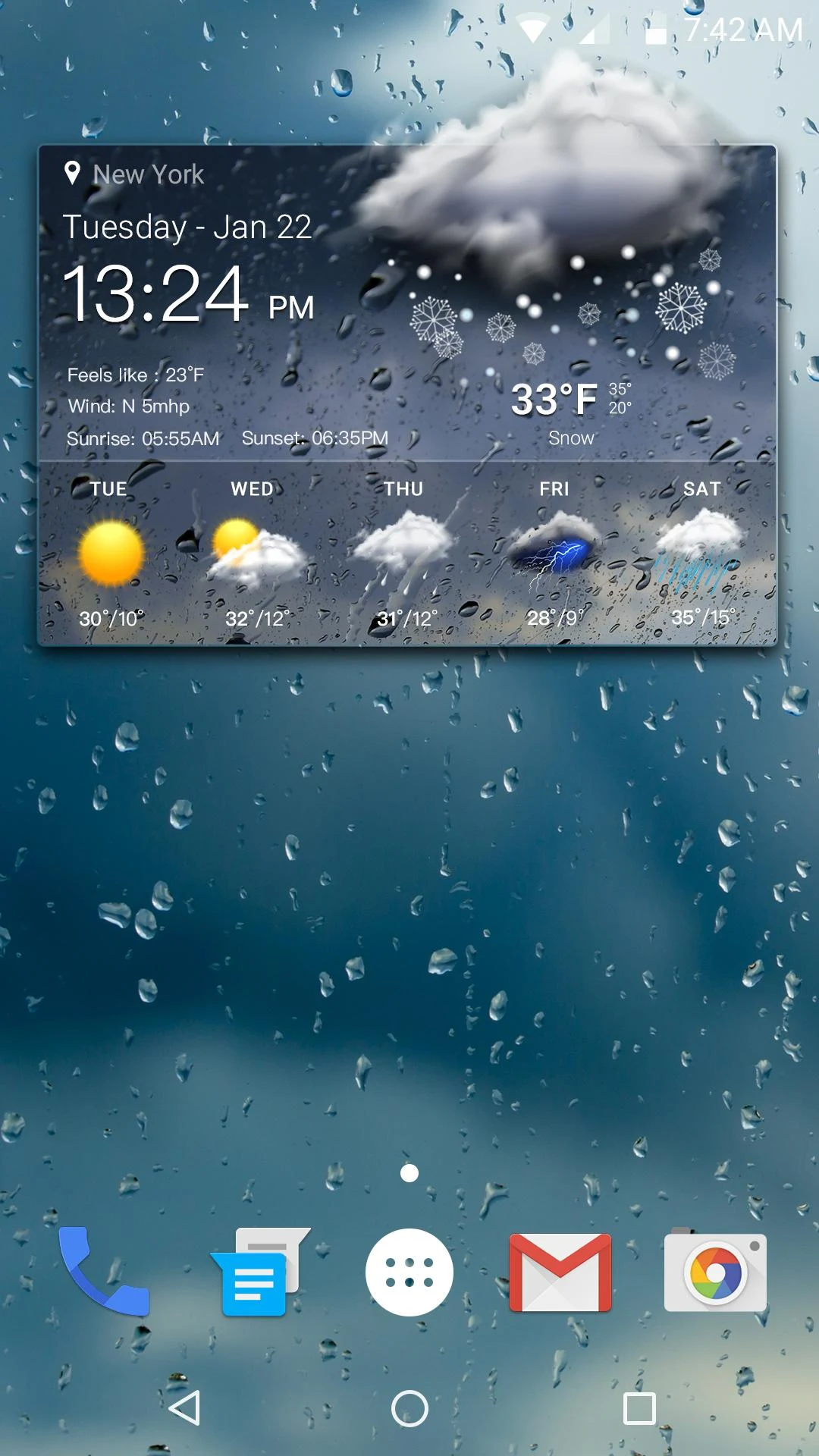 Real-time weather forecasts Screenshot2