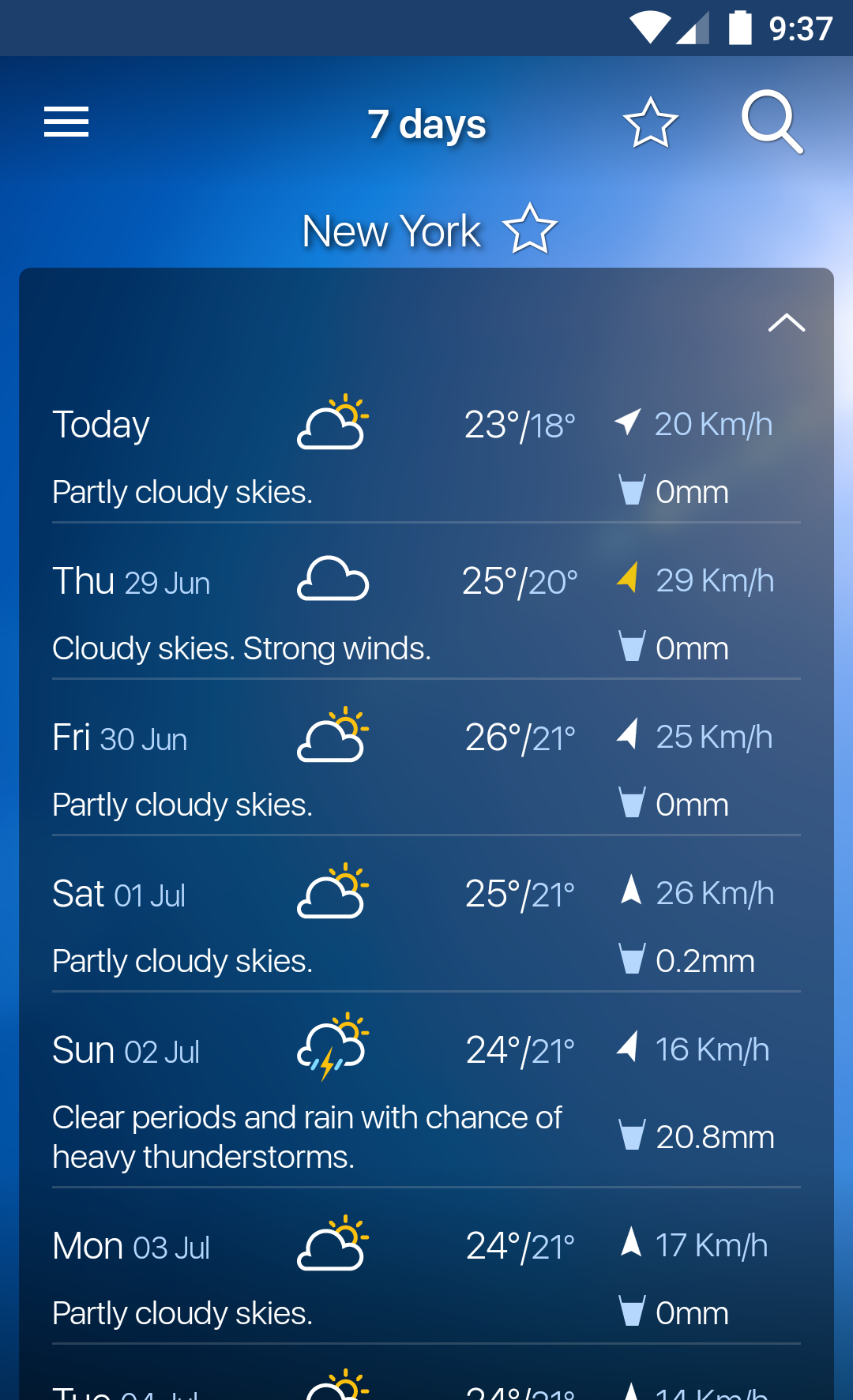 Freemeteo Screenshot3