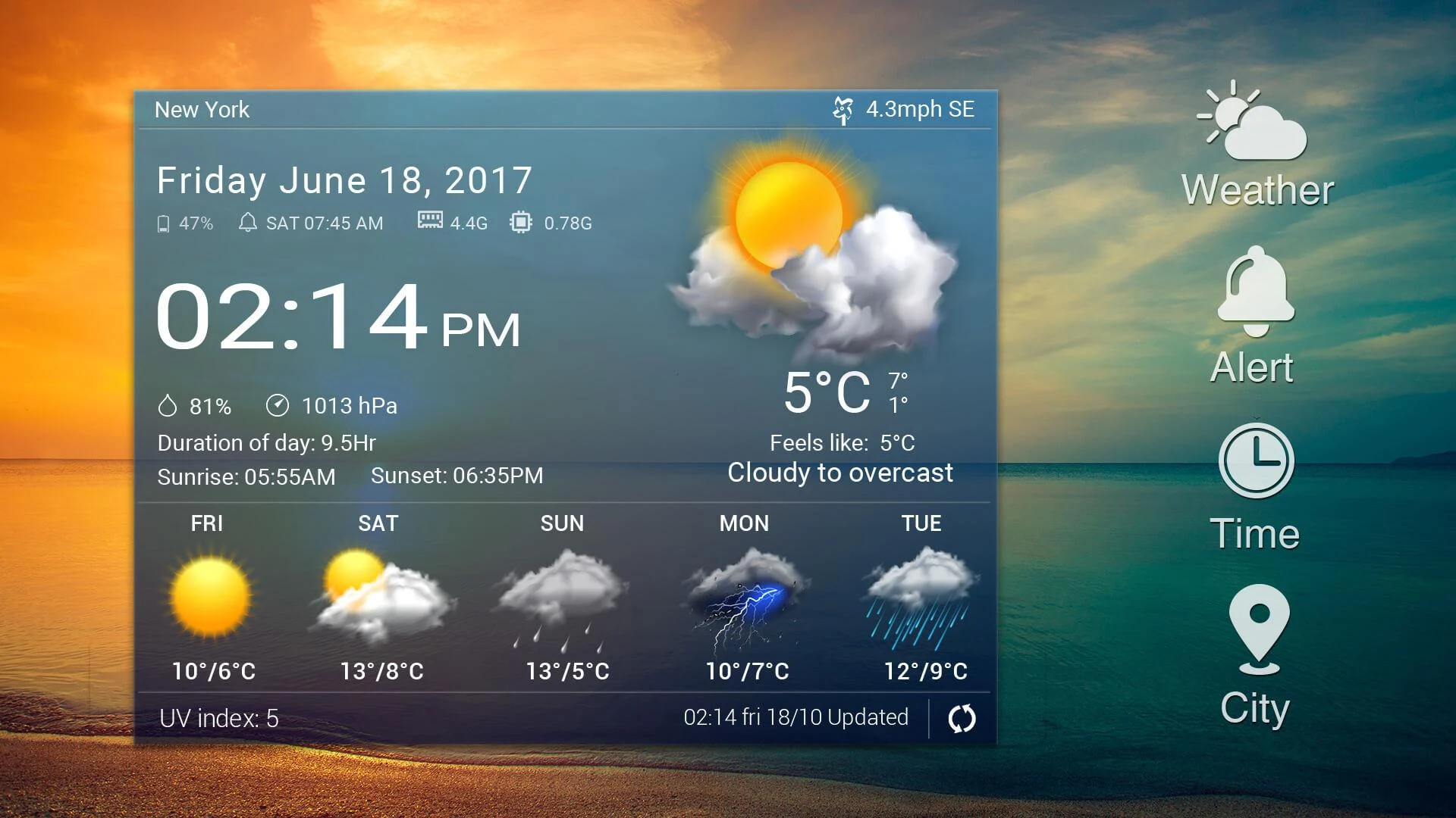 Real-time weather forecasts Screenshot7