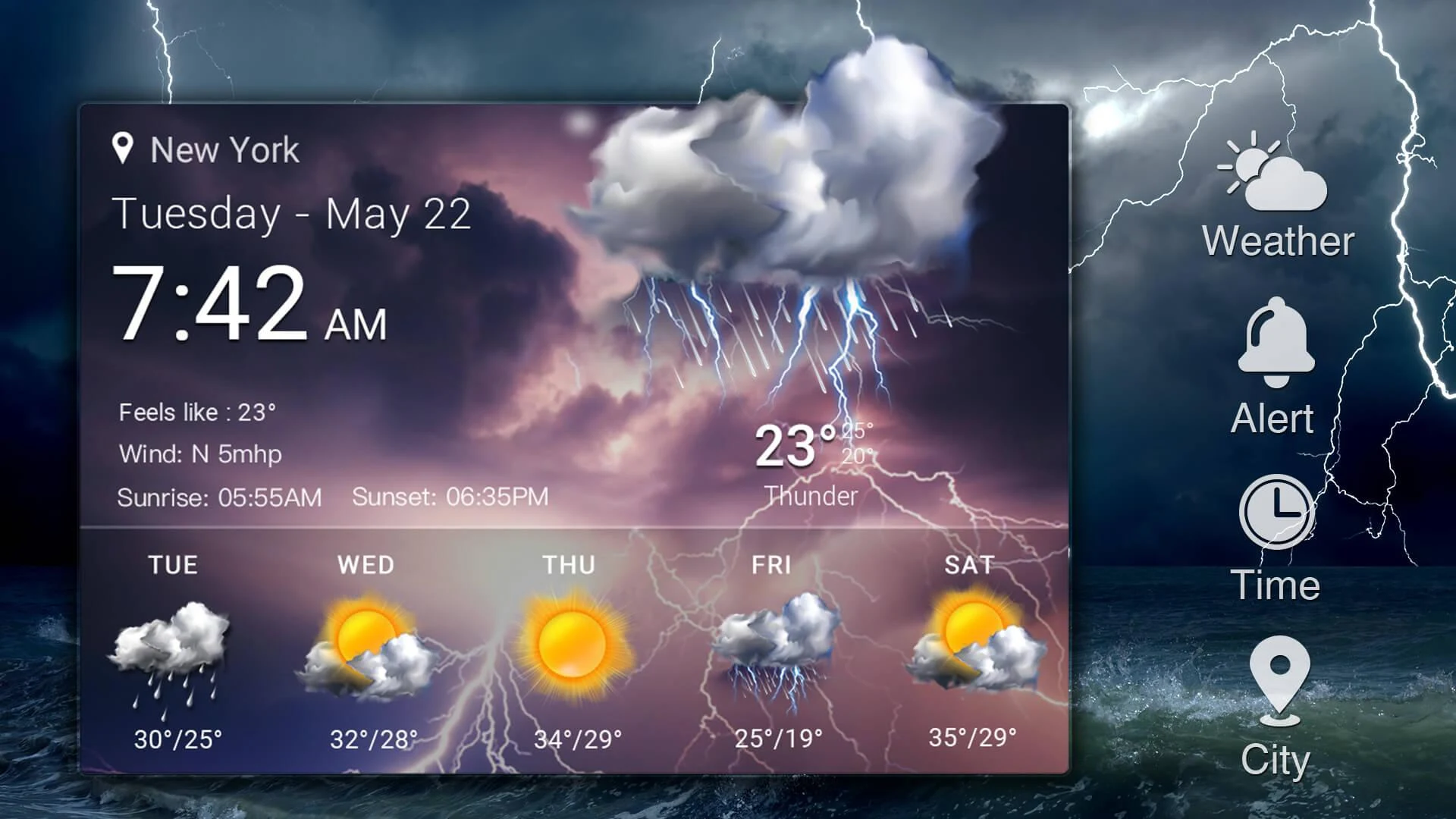Real-time weather forecasts Screenshot11