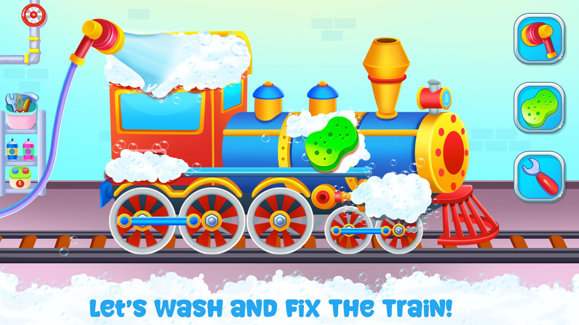 Train wash game Screenshot1